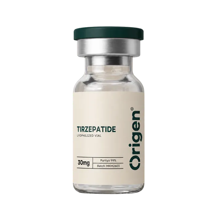 Tirzepatide peptide vial