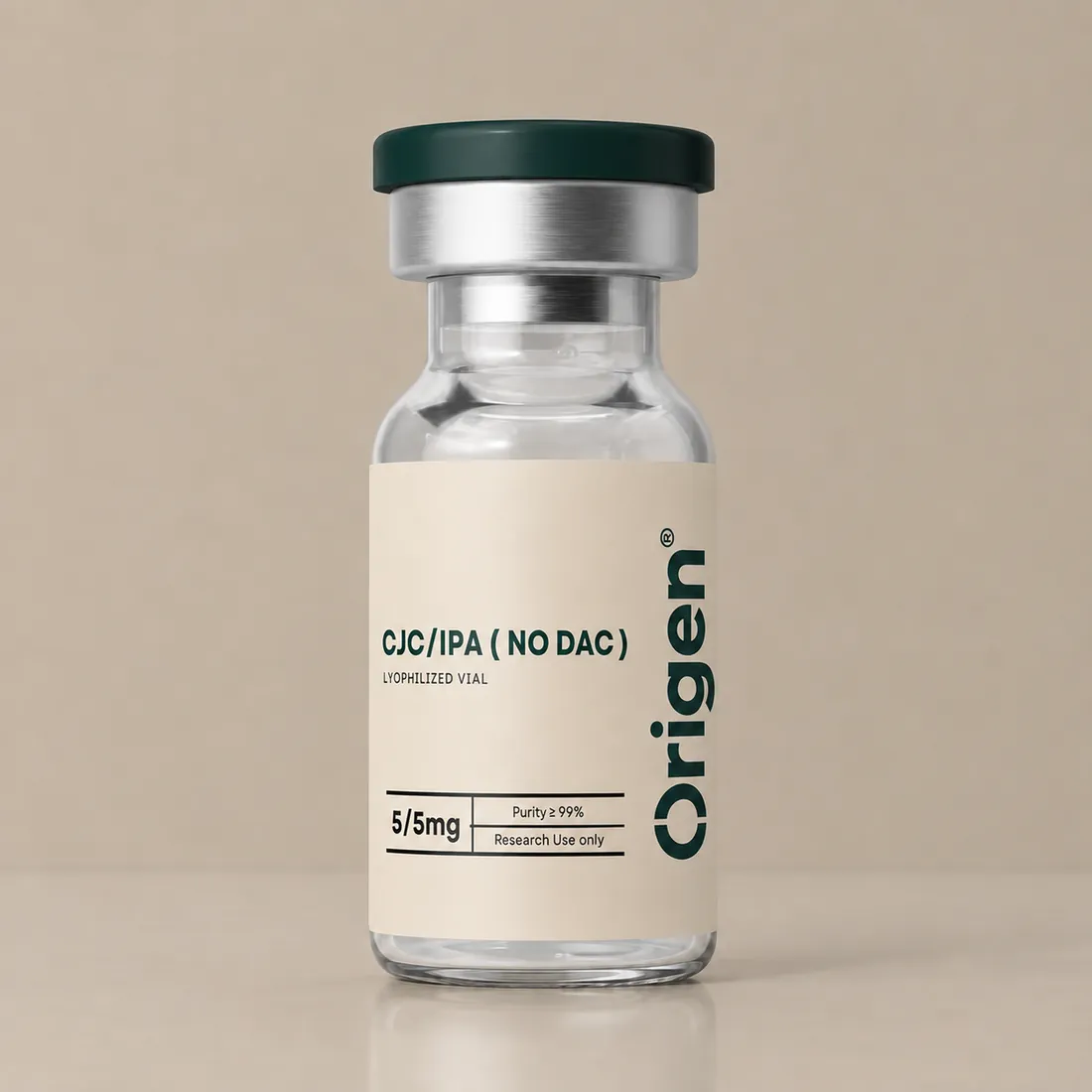 CJC-1295 (NO DAC) + Ipamorelin 10 mg peptide vial