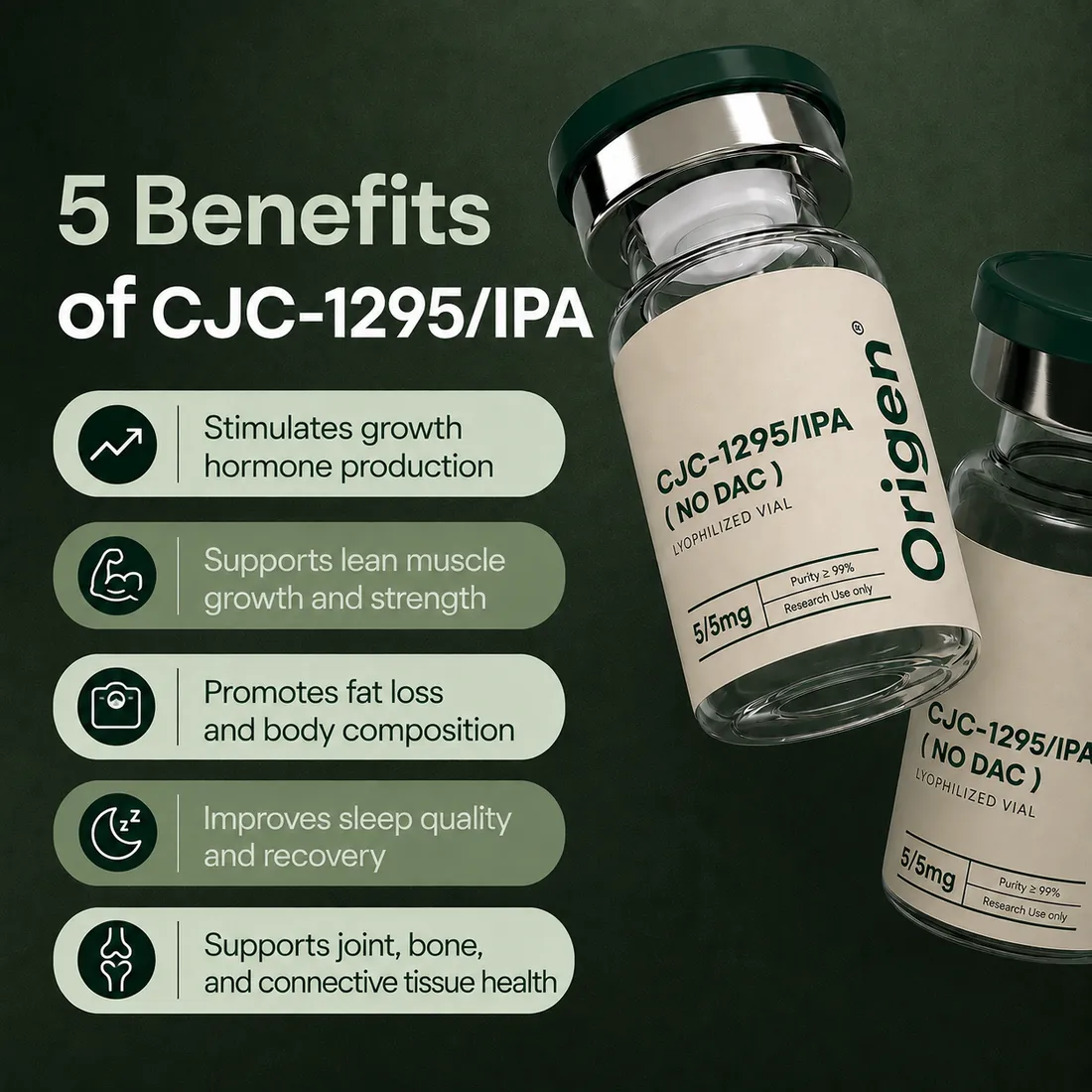 CJC-1295 (NO DAC) + Ipamorelin 10 mg product photo 2